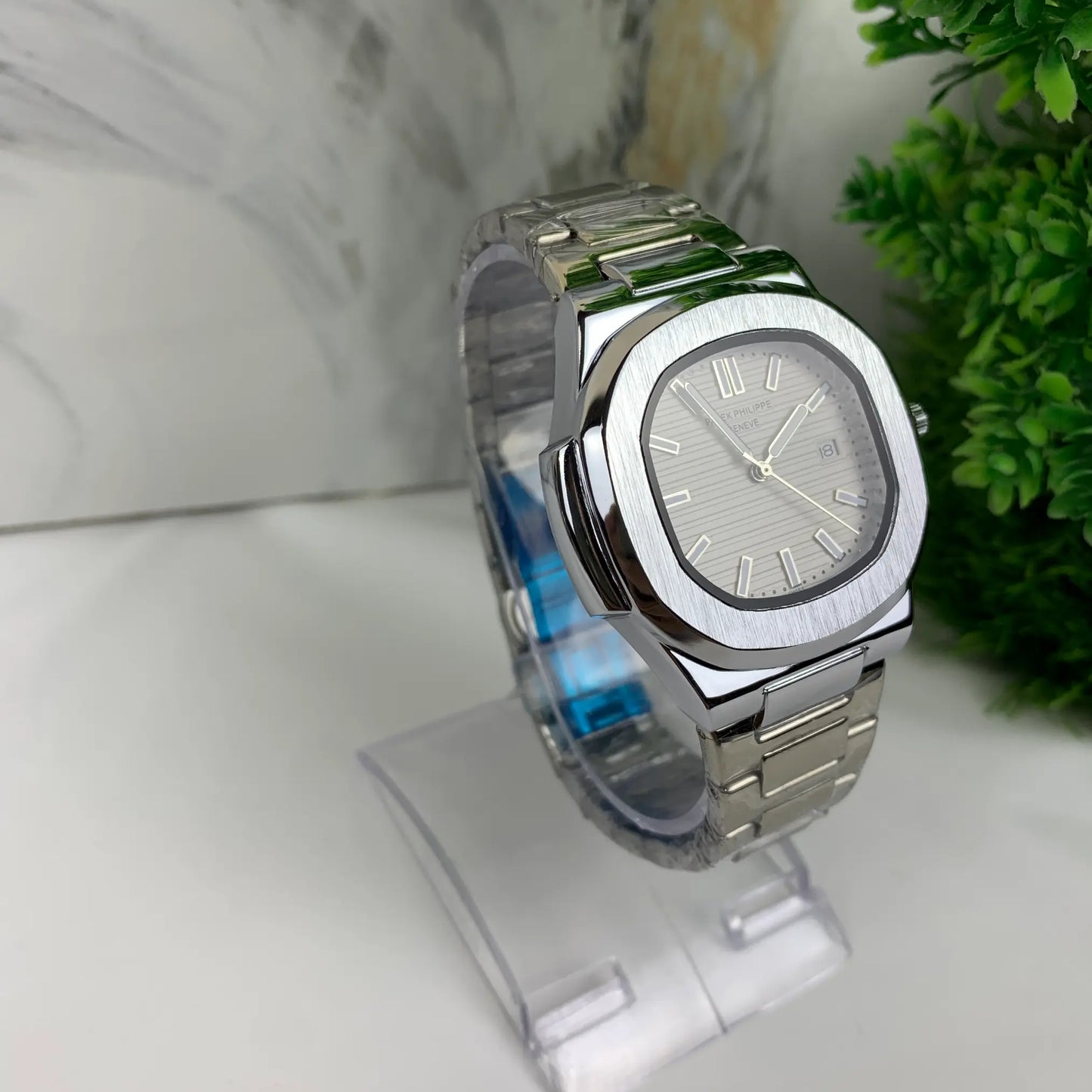 PP Nautilas White Dial