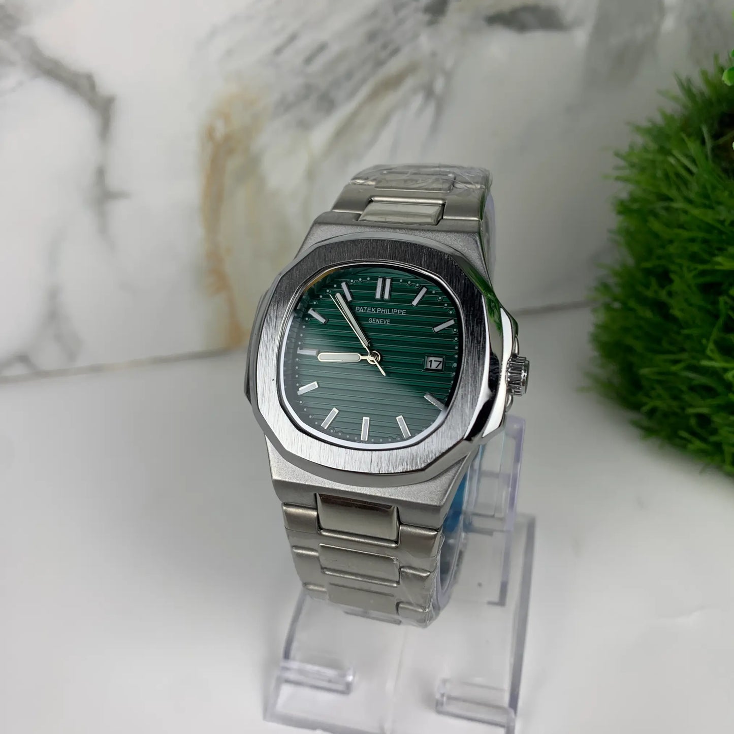 PP Nautilas Green Dial